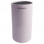 "Zeidan" Подставка для ножей 11х11х22,5см, пластиковые волокна, декоративное покрытие, подарочная упаковка (Китай)