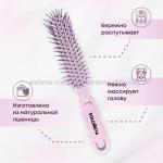 расческа для распутывания сухих и влажных волос Solomeya Detangling Bio Hair Brush Pink (51)