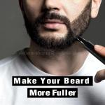 Мужской тату маркер+щетка Guanjing 4-tip Beard Pen Black Master