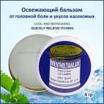 Набор ментоловых бальзамов Opal Jars Menthol Tianlan 5х4 g (106)