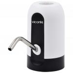 Автоматическая помпа для воды "Viconte" 5 Вт, ширина горлышка емкости до 5,8 см, емкость литиевого аккумулятора 1200мАч, пластик (Китай)