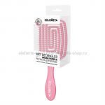 массажная расческа для волос Solomeya Wet Detangler Aroma Brush Strawberry (51)