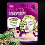 Тканевая пузырьковая маска MeLoSo Sparkling Bubbletox Volcanic Bubble Mask (78)