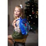 Рюкзак детский плюшевый «Зайка с новогодним письмом», 26 х 24 см