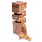 Настольная игра дженга «Башня с ребусами» из 54 элементов в деревянном ящике