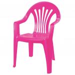 Акция5% Кресло детское пластмассовое 37х35х57 см, розовый (Россия)