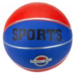 Мяч детский, баскетбольный д17см, с иголкой и сеткой, цвета микс, резина (Китай)