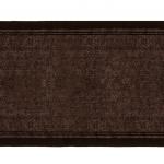 Коврик-дорожка пластмассовый "Холл" 1,2х15м, ворс полиэстер, подложка ПВХ, влаговпитывающий, коричневый, Kovroff (Россия) Цена за метр погонный