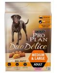 Корм PRO PLAN Duo Delice Medium & Large OPTI BALANCE (комплекс, учитывающий возраст и телосложение) для собак средних и крупных пород, с лососем, 10 кг