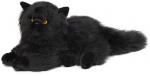 Мяг. Кошка Бусилия чёрная 30 см 85315 ТМ Коробейники