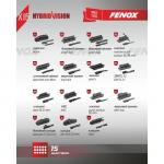 Щетка стеклоочистителя FENOX, 22"/550 мм, гибридная, крепления 15 в 1, WB55240"