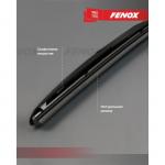 Щетка стеклоочистителя FENOX, 20"/500 мм, гибридная, крепления 15 в 1, WB50240"
