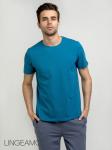 Трикотажная мужская футболка LINGEAMO темно-бирюзовая ВФ-10 (23)
