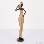 Статуэтка Африканка 10х6,4х32 / LY200914-Gold /24/