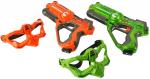 Лазерный бой (набор из 2-х бластеров с масками) на батарейках ZYB-B3273 Оранжевый и Зеленый WB в/к