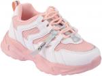 Полуботинки для девочки, арт. W2261-1, белый, розовый, Neo Feet, 31