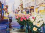 Набор для вышивания "PANNA" "Живая картина" JK-2021 "Цветы Парижа" 24.5 х 17.5 см