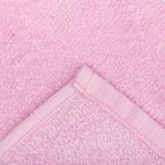 Полотенце махровое Экономь и Я 30х60 см, цв. розовый, 100% хлопок, 320 гр/м2