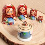 Матрешка "Рябинка", 5 кукольная, 16-18 см