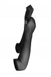 Митенки вечерние черные сетчатые эластичные длинные женские перчатки без пальцев "Куриоса" LE CABA