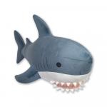 Антистрессовая игрушка "Акула" серая 51х23х22