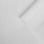 Бумага для упаковок и поделок, гофрированная, белая, однотонная, двусторонняя, рулон 1 шт., 0,5 х 2,5 м