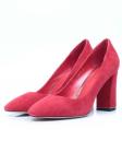 DH23-3 RED Туфли женские (натуральная замша)
