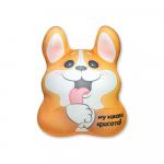 Антистрессовая игрушка "Корги Плюша" оранжевый 31х22х15