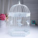 Клетка шестиугольная "Птицы", 48х28 см