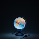 Глобус политический "Глобен", интерактивный, диаметр 210 мм, с подсветкой, с очками