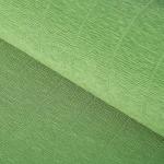 Бумага для упаковок и поделок, гофрированная, нефрит, зелёная, однотонная, двусторонняя, рулон 1 шт., 0,5 х 2,5 м