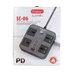 Сетевой фильтр-удлинитель GFUZ SC-06 3-USB 4-Socket (15)