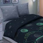 КПБ  Insight  2,0 спальный с европростыней, поплин,  Галактика