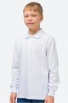 Рубашка-поло с длинным рукавом для мальчика