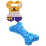 Игрушка для собаки "Bubble gum-Кость" 10,5*5,5см цвет голубой Ultramarine