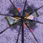 Зонт автоматический «Olivia», ветроустойчивый, 3 сложения, 8 спиц, R = 49 см, цвет МИКС
