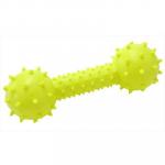 Игрушка для собаки "Bubble gum-Гантель" 14см цвет зеленый Ultramarine
