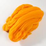 Гребенная лента 100% тонкая мериносовая шерсть 100гр (12 желток)