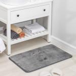 Коврик для ванной с эффектом памяти SAVANNA Memory foam, 50?80 см, цвет серый