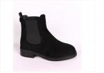 *0Z0120-01-1А черный (Текстиль/Байка) Ботинки женские