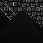 Шарф текстильный мужской, цвет чёрный, размер 29х127