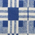 Одеяло байковое Экономь и Я "Клетка" цвет синий, 100х140 см, 100% хлопок, 400г/м2