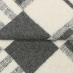 Одеяло байковое Экономь и Я "Клетка" цвет серый, 100х140 см, 100% хлопок, 400г/м2