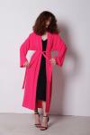 Кимоно длинное ярко-розовое
