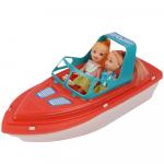 **DollyToy набор кукол  "Морское приключение" (2 куклы, 9 см, катер  25 см., в ассорт.)