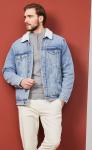 Куртка джинс. утепл. F021-1370-01W l.blue