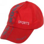 Бейсболка спортивная "Sport", цвет красный, р58