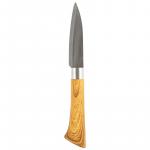Нож с пластиковой рукояткой под дерево FORESTA для овощей 9 см