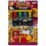 Деньги игровые для касс с лотком и набором фаст фуда блист.28*43*3см ИГРАЕМ ВМЕСТЕ в кор.2*36шт