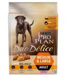 Корм PRO PLAN Duo Delice Medium & Large OPTI BALANCE (комплекс, учитывающий возраст и телосложение) для собак средних и крупных пород, с лососем, 10 кг